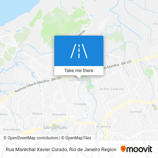 Rua Marechal Xavier Curado map