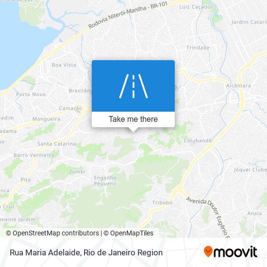 Mapa Rua Maria Adelaide