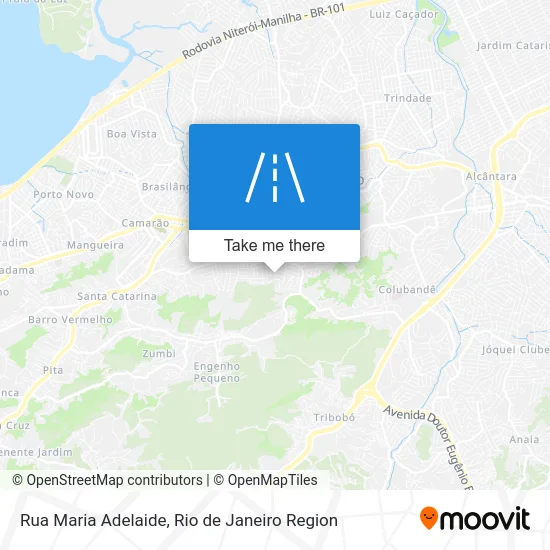 Rua Maria Adelaide map