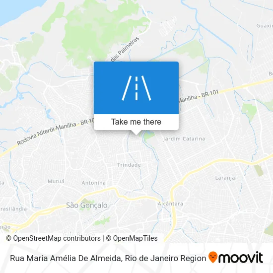 Rua Maria Amélia De Almeida map