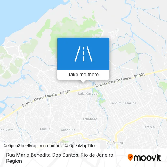 Rua Maria Benedita Dos Santos map