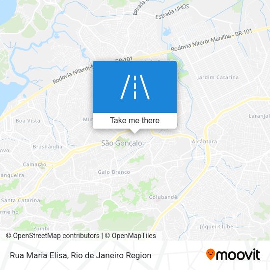 Rua Maria Elisa map
