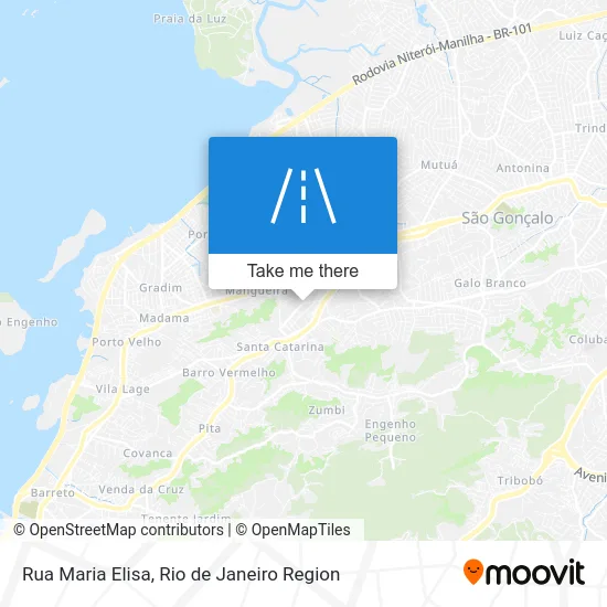 Rua Maria Elisa map