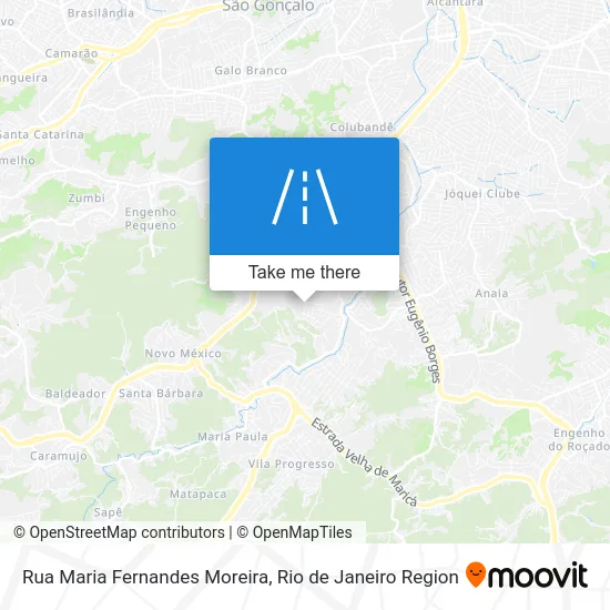 Rua Maria Fernandes Moreira map