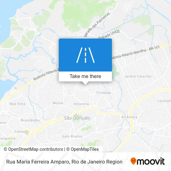 Rua Maria Ferreira Amparo map