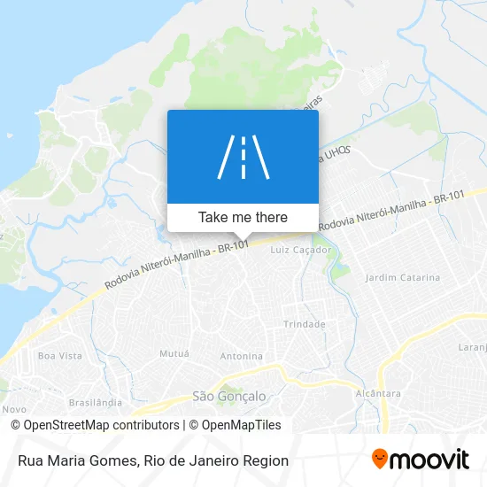 Rua Maria Gomes map