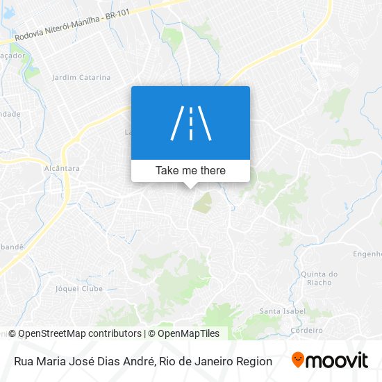 Mapa Rua Maria José Dias André