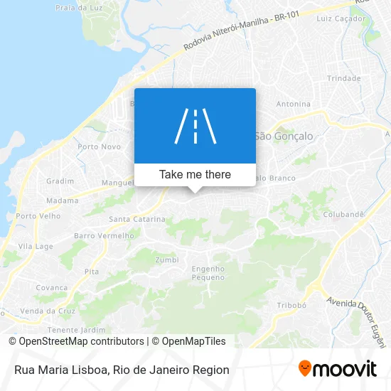 Rua Maria Lisboa map