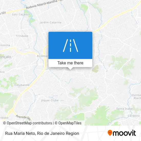 Rua Maria Neto map