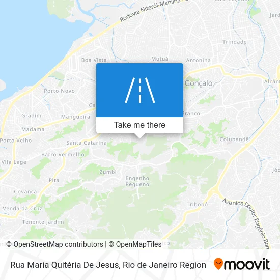 Rua Maria Quitéria De Jesus map