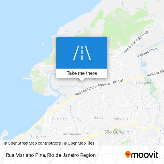 Mapa Rua Mariano Pina