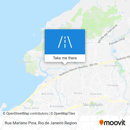 Rua Mariano Pina map