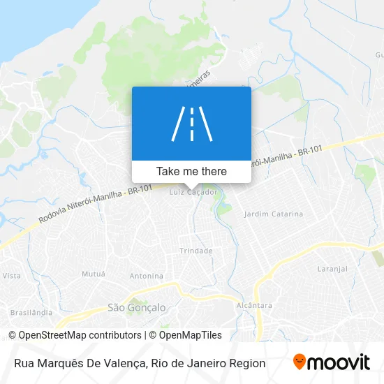 Rua Marquês De Valença map