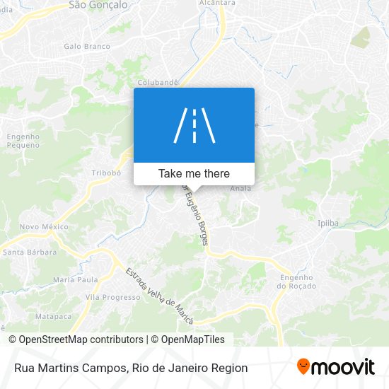 Rua Martins Campos map