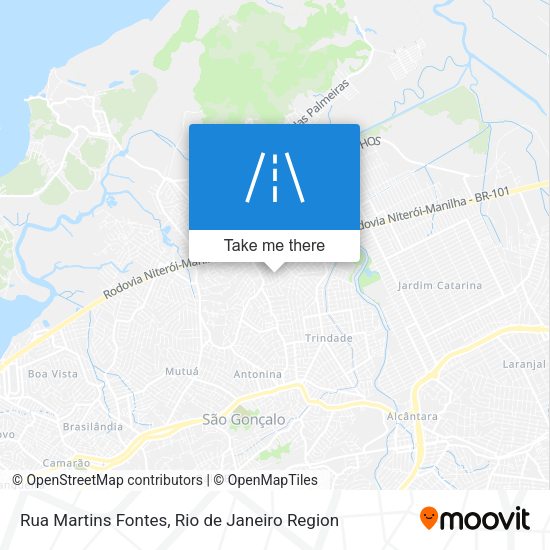 Rua Martins Fontes map