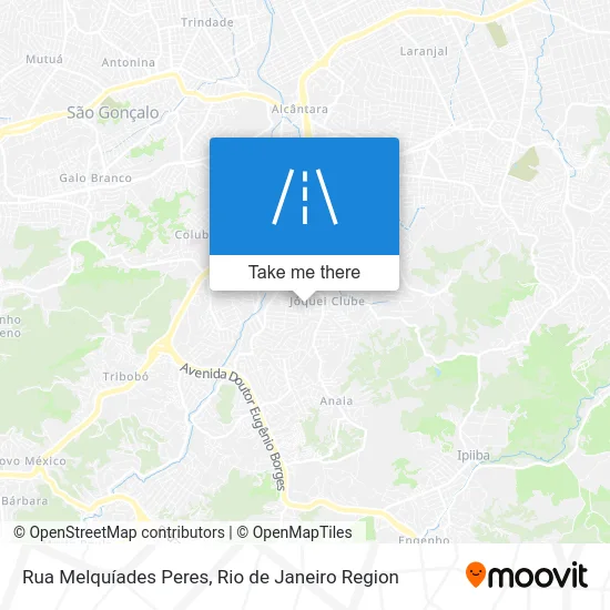 Rua Melquíades Peres map