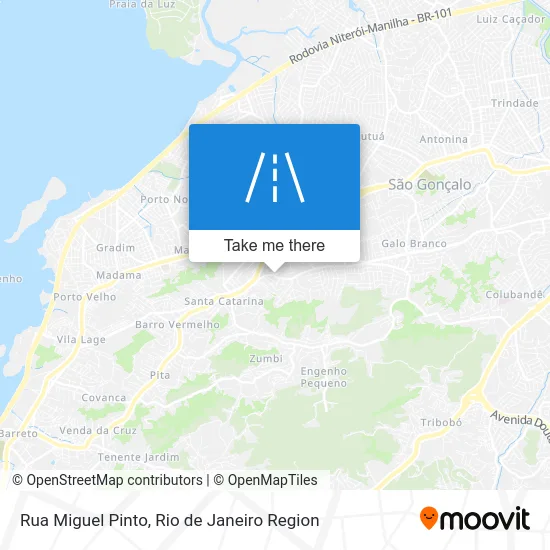 Rua Miguel Pinto map