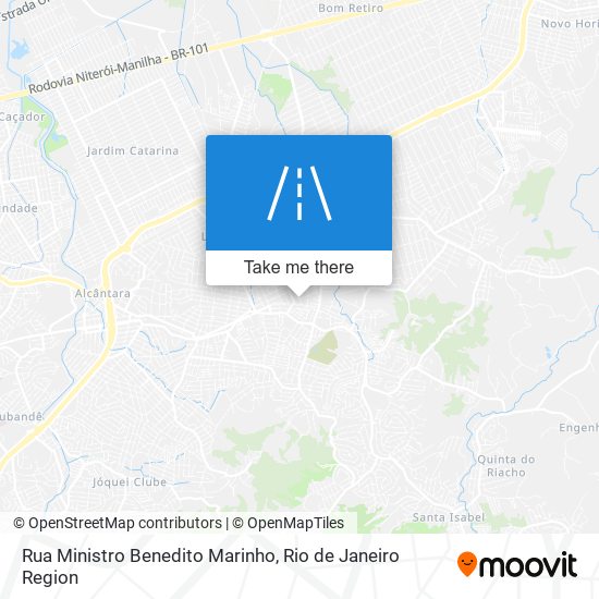 Mapa Rua Ministro Benedito Marinho