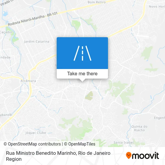 Rua Ministro Benedito Marinho map