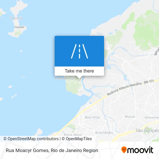 Rua Moacyr Gomes map