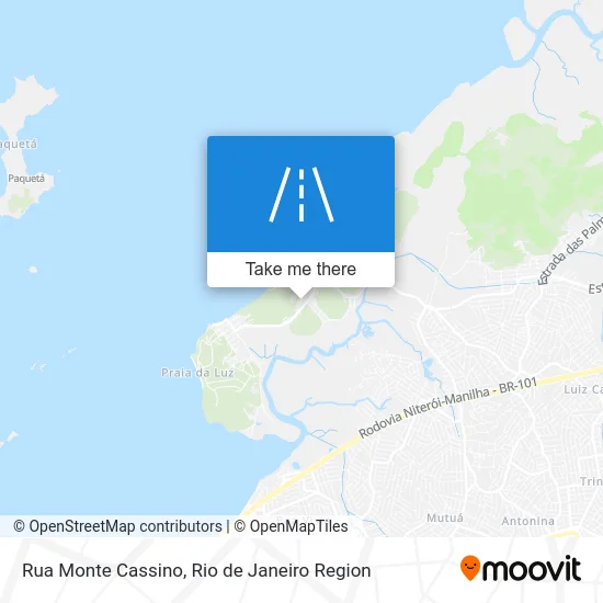 Rua Monte Cassino map