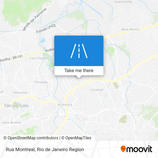 Rua Montreal map