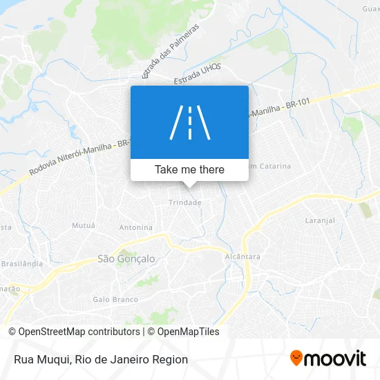 Rua Muqui map