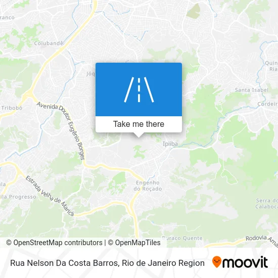Rua Nelson Da Costa Barros map