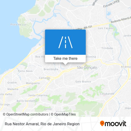 Rua Nestor Amaral map