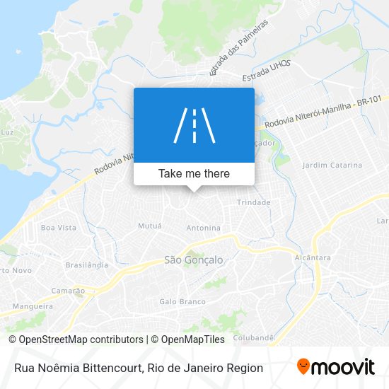 Rua Noêmia Bittencourt map