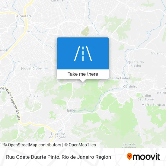 Rua Odete Duarte Pinto map