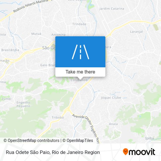 Rua Odete São Paio map