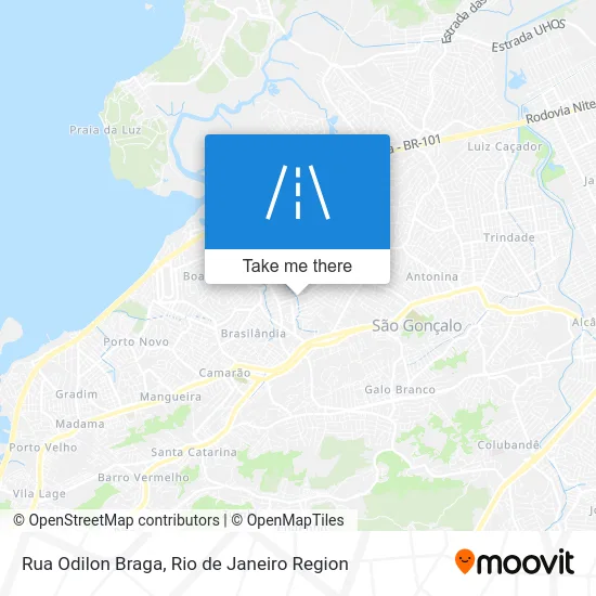 Rua Odilon Braga map