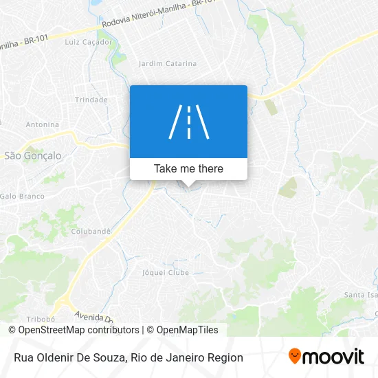 Rua Oldenir De Souza map