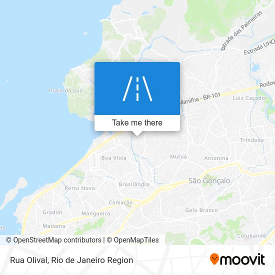Rua Olival map