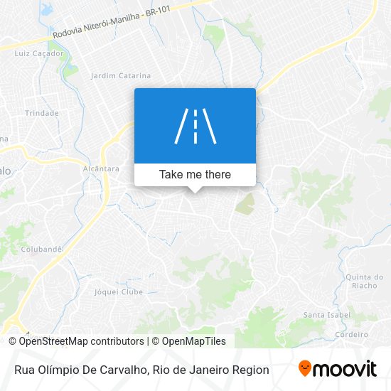 Rua Olímpio De Carvalho map