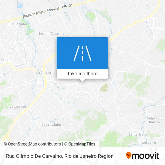 Rua Olímpio De Carvalho map