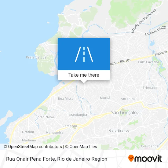 Rua Onair Pena Forte map