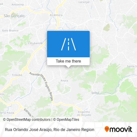 Rua Orlando José Araújo map