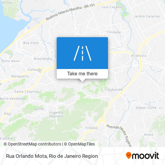 Rua Orlando Mota map