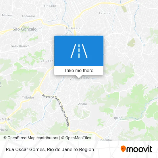 Rua Oscar Gomes map