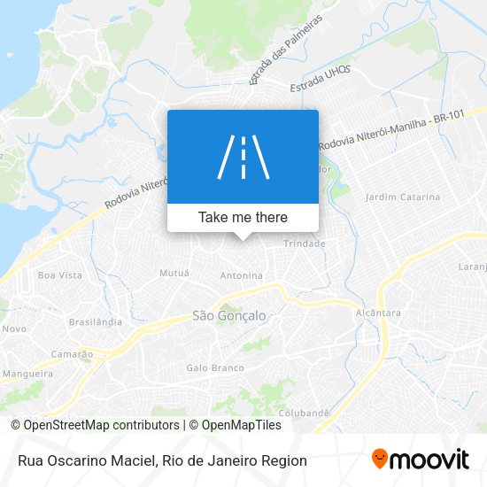Rua Oscarino Maciel map