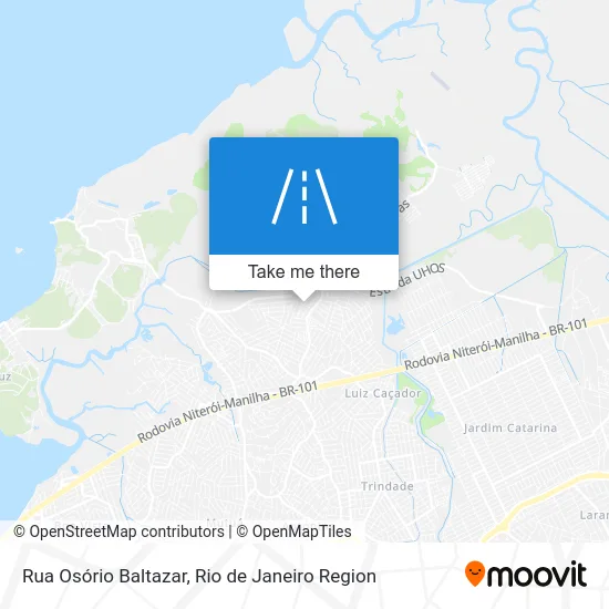 Rua Osório Baltazar map