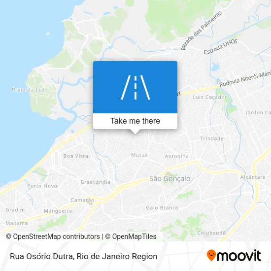 Rua Osório Dutra map