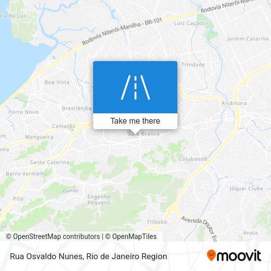 Rua Osvaldo Nunes map