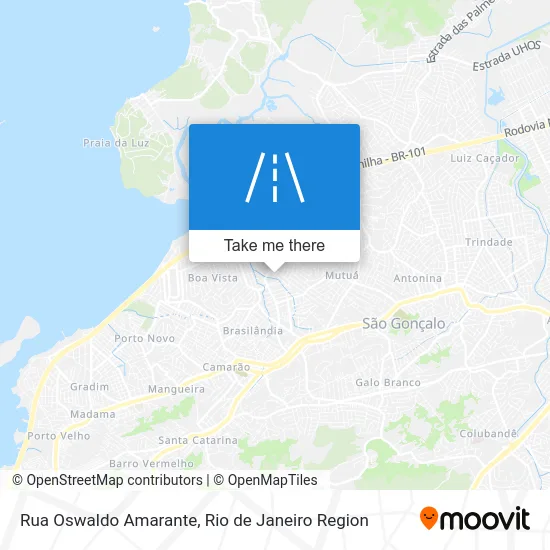 Rua Oswaldo Amarante map