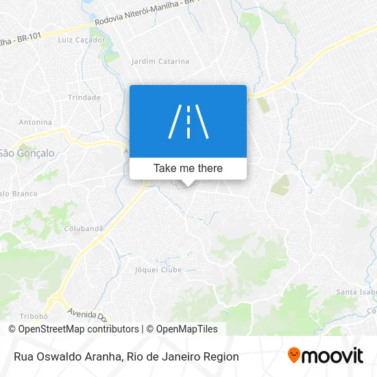 Rua Oswaldo Aranha map