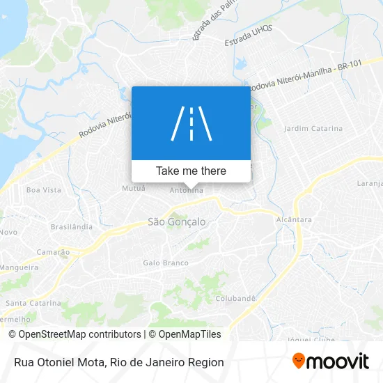 Rua Otoniel Mota map