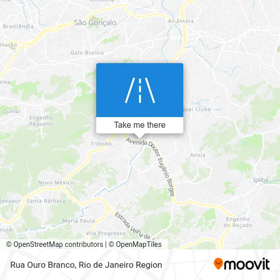 Rua Ouro Branco map