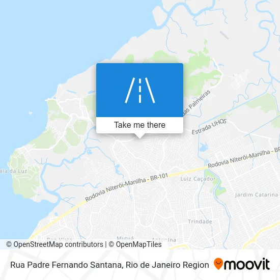 Rua Padre Fernando Santana map